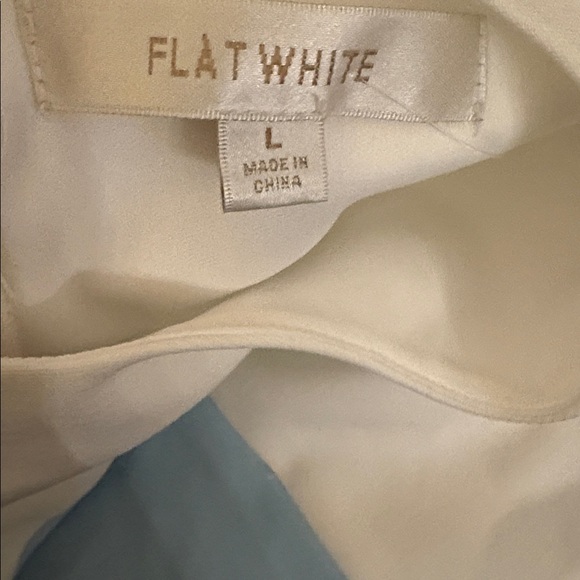 Flat White By Anthropologie Sleeveless Blouse - Picture 8 of 9